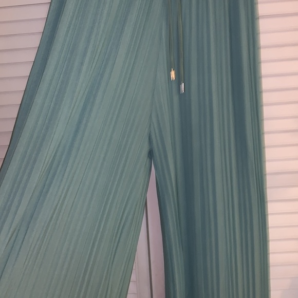 Vintage boho wide leg pleated pants - Picture 4 of 7